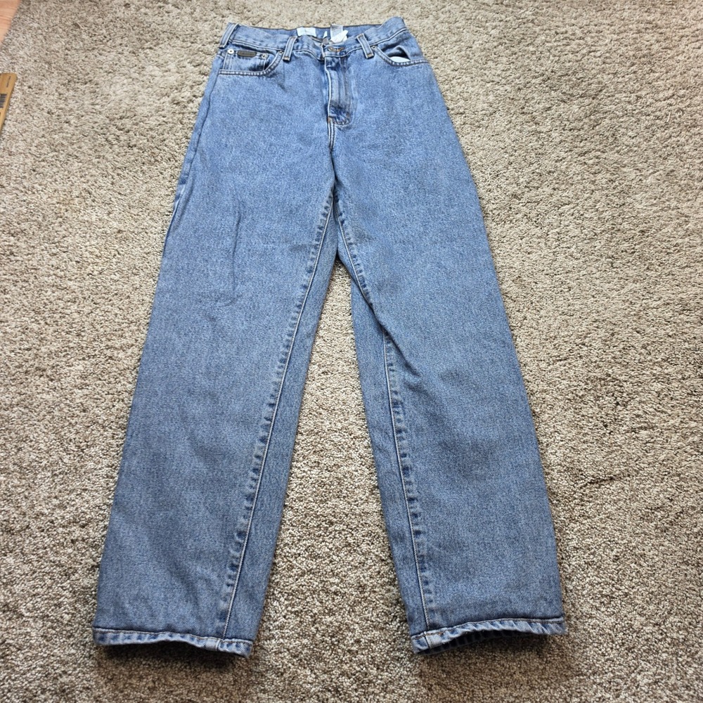 VINTAGE Calvin Klein Jeans Classic 5 Pkt Straight Leg Women 26 Blue Stone Wash